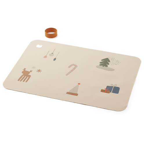 Liewood Placemat Jude Holiday sandy (Limited)