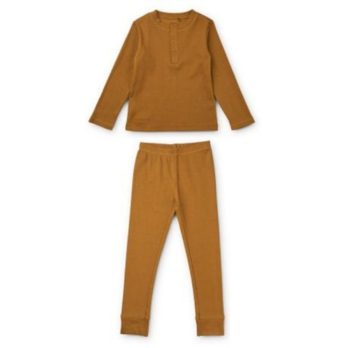 Pyjama Wilhelm Golden caramel (maat 104) Liewood