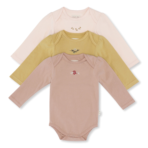 Rompers lange mouw Cue Embroidery rosy 3st Konges Slojd