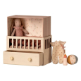 Maileg Konijn in babykamer roze (micro)