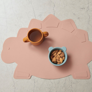 Liewood Siliconen placemat Tracy Dino dark rose