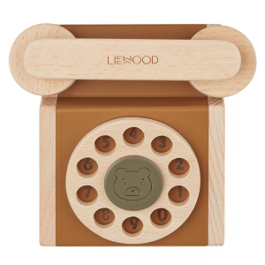 Houten speelgoedtelefoon Selma Classic caramel Liewood