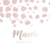 Folie geboortekaart panterprint roze vierkant enkel