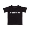 #BABYLIFE t-shirt zwart