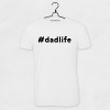 #DADLIFE t-shirt wit