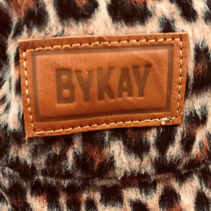 Draagzak Click Carrier Classic Furry Leopard Rust ByKay