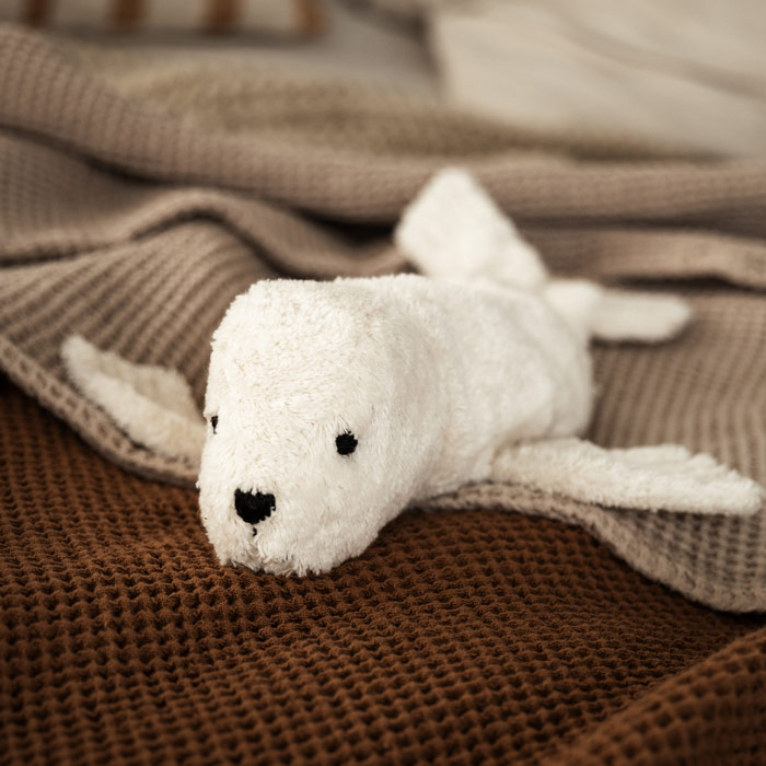 Warmteknuffel zeehond klein wit Senger Naturwelt
