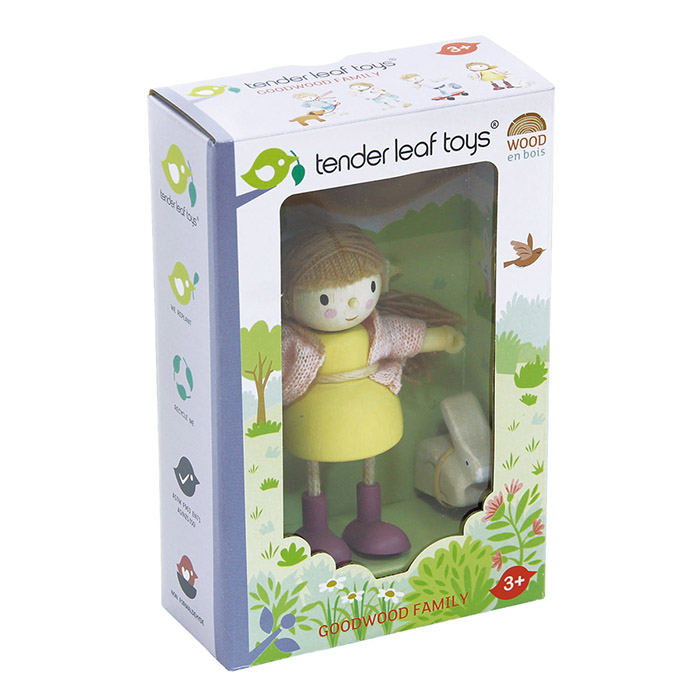 Houten poppenhuis popje Amy Tender Leaf Toys