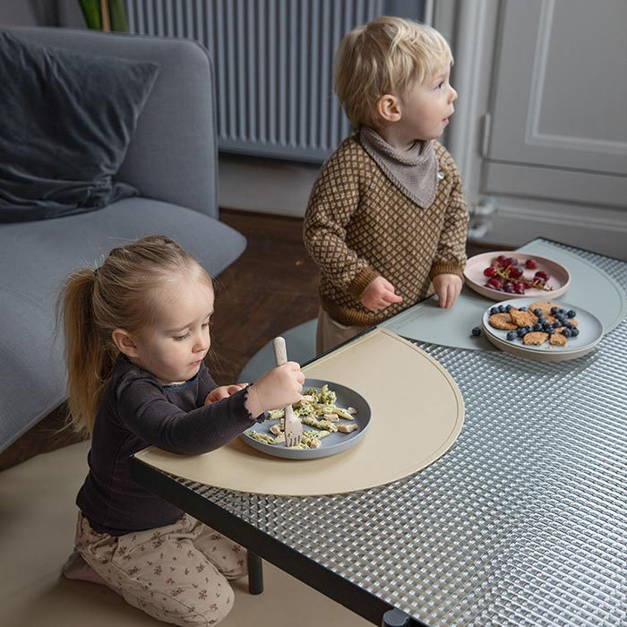 Siliconen placemat charcoal Everleigh & Me